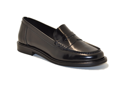 MOCASSINO IN PELLE ABRASIV LUXOR NERO